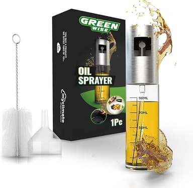 Oilsprayer for Olive & Vine Oil Spray Bottle, Continuous Spray, 3 OZ, for Cooking, Salad Dressing, BBQ and More - Image 1