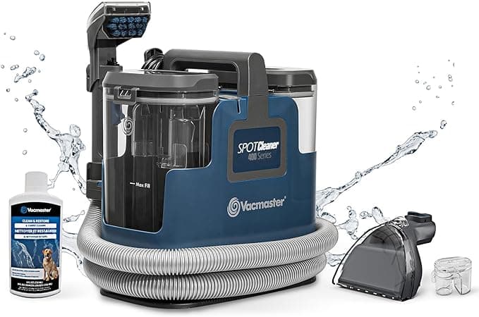 Vacmaster SCB301 400 Series Portable Carpet & Upholstery Spot Cleaner Machine, 15Kpa Power Suction with Versatile Tools for Pets, Area Rugs and Couches - Image 1