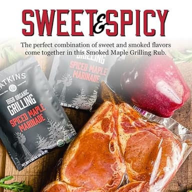 Watkins Organic Grilling Spiced Maple Marinade, 1.25 Oz each, 12 Count (Pack of 1) - Image 4