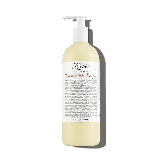 Kiehl's Creme de Corps, Rich, Luscious Body Lotion, with Cocoa Butter and Shea Butter for Fast Absorbing Hydration, Skin Feels Soft and Smooth, Suitable for All Skin Types - Image 1