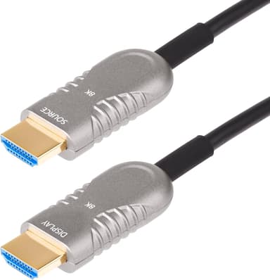 StarTech.com 30ft (9.1m) HDMI 2.1 Hybrid Active Optical Cable (AOC), CMP Plenum, 8K 60Hz, Ultra High Speed HDMI 2.1/2.0 Cable - Image 2