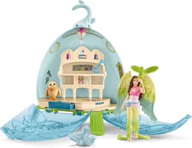 Schleich bayala 18pc. Mystic Library Playset with Owlet and Bird Figurines - Featuring Figure with Flexible Arm, Imaginative Fun and Durable Toy for Girls and Boys, Gift for Kids Ages 5+ - Image 2