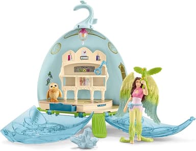 Schleich bayala 18pc. Mystic Library Playset with Owlet and Bird Figurines - Featuring Figure with Flexible Arm, Imaginative Fun and Durable Toy for Girls and Boys, Gift for Kids Ages 5+ - Image 1