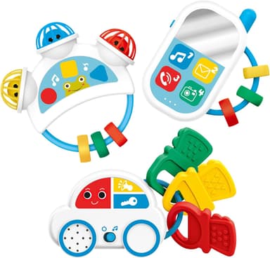 Baby Montessori Sensory Learning Toys with Sounds - Infant Toddlers Travel Activities Musical Teething Toys for Babies 0 3 6 9 12 18 Months - Newborn Shower Gifts for 1 2 3 Year Old Boys Girls - Image 2