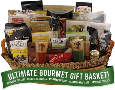Gift Basket Village - The Best of the Best Gourmet Gift Baskets - Food Gift Basket Loaded with Crackers, Wafers & Spreads - Food Gift Baskets for Any Occasion - Made in USA - Ideal Gourmet Gift Basket - Image 2