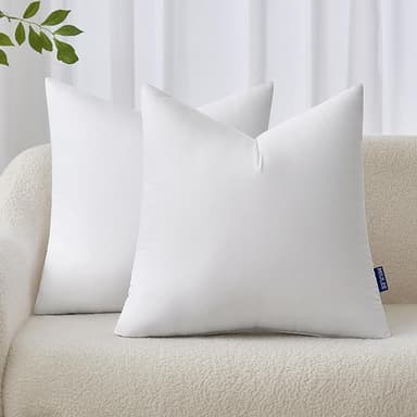 MIULEE 18x18 Inches Pillow Inserts Pack of 2, Decorative Throw Pillow Inserts for Couch - Image 1