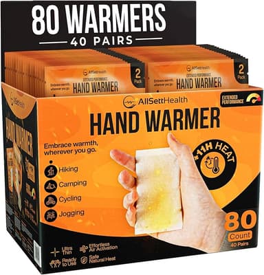 Natural Hand Warmers Disposable - Air Activated 11 Hours of Consistent Natural Heat Handwarmers Pack - Easy Activation | Portable Hot Hands Hand Warmers Bulk, Hot Heat Pack - Image 1
