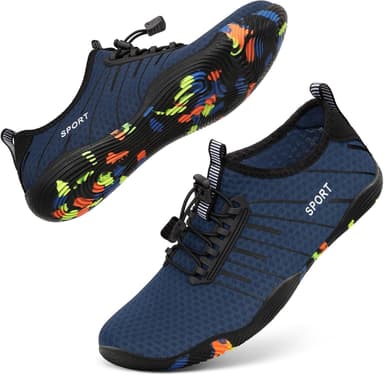 ATHMILE Water Shoes for Men Women River Shoes Adult Swim Beach Lake Pool Aqua Socks Barefoot Quick Dry for Hiking Surfing Kayaking Cruise Ship Essentials - Image 2