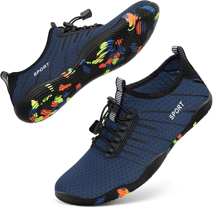 ATHMILE Water Shoes for Men Women River Shoes Adult Swim Beach Lake Pool Aqua Socks Barefoot Quick Dry for Hiking Surfing Kayaking Cruise Ship Essentials - Image 1