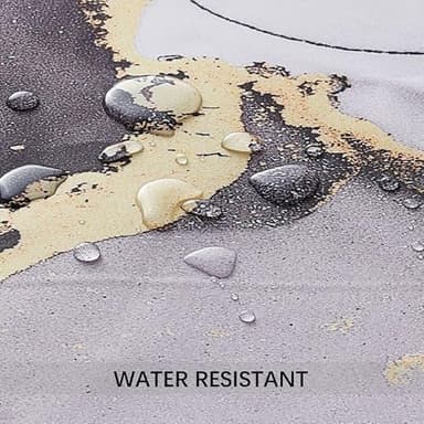 YOSTEV Black Gold Marble Shower Curtain Set, Abstract Marbled Shower Curtains for Bathroom Décor with 12 Metal Hooks, Luxury Modern Waterproof Bath Accessories, 72 x 84 Inch - Image 5