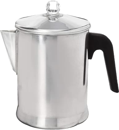 Primula Today Aluminum Stove Top Percolator Maker Durable, Brew Coffee On Stovetop, 9 Cup, Silver - Image 2