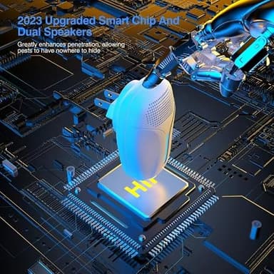 2024 Upgraded Ultrasonic Repeller & Insect Indoor Repeller,Ultrasonic and Repellent for Roach,Rodent,Mouse,Bugs,Mosquito,Mice,Spider,Ant,3 Mode Switching,6 Packs - Image 4