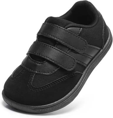 Toddler Wide Toe Box Shoes:Boys Barefoot Shoes Kids Walking Shoes Boy Sneakers Non-Slip Zero Drop Shoes,Toddler First Walking Shoes Comfort Tennis Outdoor Activities - Image 1
