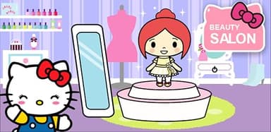 Hello Kitty: Beauty Salon. Fun mini games for kids with hair salon, nail salon and makeup studio for girls - Image 10