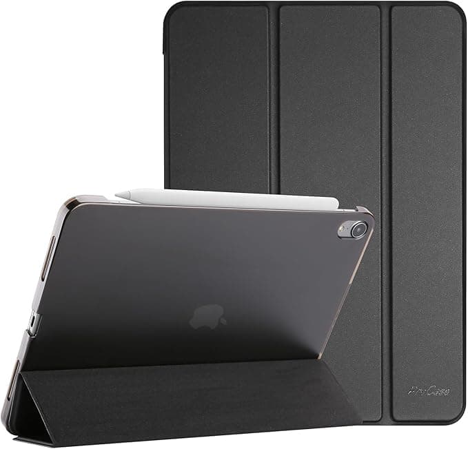 ProCase Smart Case for iPad Air 11-inch M3 M2 2025 2024/10.9 Air 5th 4th Generation 2022 2020, Protective Cover for Air 5 4 -Black - Image 1
