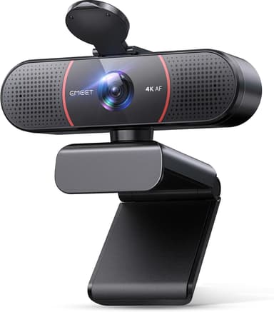 EMEET C960 4K Webcam for PC, 4K UHD Sony Sensor, PDAF Auto Focus, Dual AI Noise-Cancelling Mics, Auto Light Correction, 73° FOV, Plug&Play Webcam w/Privacy Cover, Works w/Zoom/Teams/Skype/Google Meet - Image 2