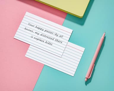 Index Cards 3x5, 300 Pack, Heavy Ruled Index Cards, Notecards 3x5 Lined, Flash Cards for Studying, Note Cards for Office, Home and School, White, 4 Packs of 75 Pack - Image 8