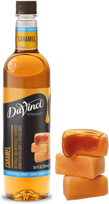 DaVinci Gourmet Sugar-Free Caramel Syrup, 25.4 Fluid Ounces (Pack of 1 - Image 2
