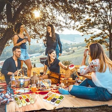 Snack Tray with Lid & Handle Food Container Keep your Veggie & Fruit Fresh … - Image 2
