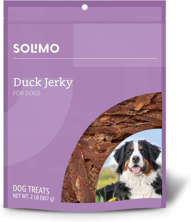 Amazon Brand - Solimo Duck Jerky Dog Treats,2 pounds - Image 2
