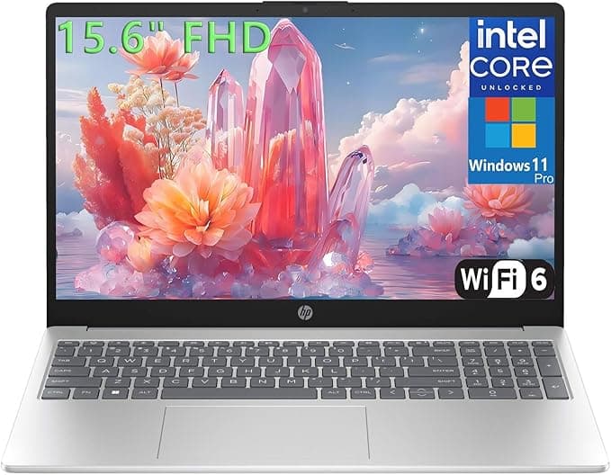HP 15.6" Laptop Computer for College Student Home Study & Business, 16GB DDR4 RAM, 1TB PCIe SSD, Intel Processor (Beat i3-1115G4), FHD, WiFi 6, BT 5.3, Type-C, HDMI, Webcam, Silver, Windows 11 Pro - Image 1