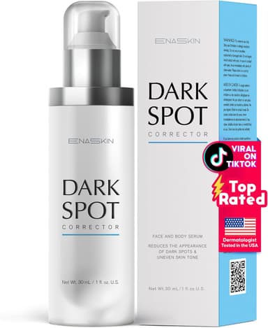 EnaSkin Dark Spot Remover Face & Body Serum: Age Spot Sun Spot Freckles Melasma Brown Spot - Advanced Formula with Niacinamide for Women and Men (1.0 Fl Oz - Image 2