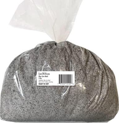 Los Chileros Blue Corn Meal 4lb bulk bag - Image 2