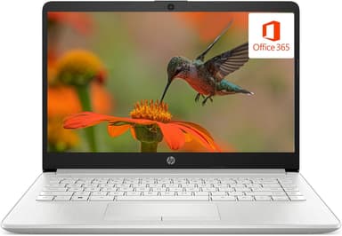 HP 14 Premium HD Portable Laptop Computer Students Business, Quad-Core Intel Celeron Processor, 8GB RAM, 256GB Storage(128GB eMMC+128GB SD Card), 1 Year Office 365, HDMI, Win 11 w/Accessories - Image 2