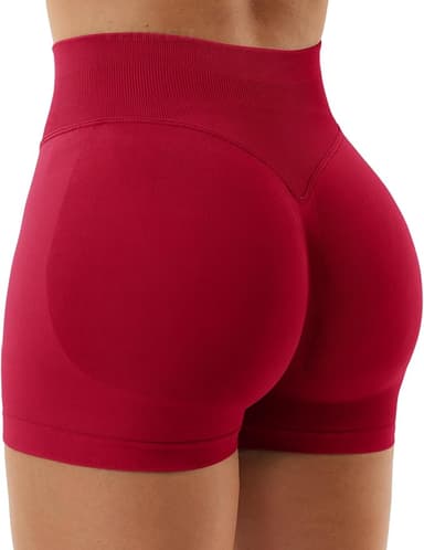 YEOREO SoftHue Women Workout Gym Impact Shorts Hidden Scrunch Butt Lifting 2.5"/3.6"/4.5"/6" Seamless Shorts - Image 1