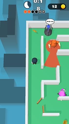 Naughty Stickman Catch Police Fun Escape Hide Prison 3D Game - Image 6