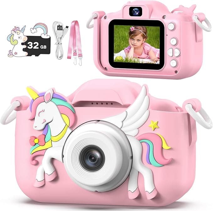 Masterbee Children's Camera Toys for Girls & Boys, 3-12 Years - 1080P HD Video Kids Digital Camera - Perfect for Christmas & Birthday Gifts - Image 1