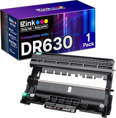 E-Z Ink Compatible Drum Unit (Not Toner) Replacement for Brother DR630 DR 630 Compatible with HL-L2300D HL-L2320D HL-L2340DW HL-L2360DW HL-L2380DW MFC-L2740DW MFC-L2700DW DCP-L2540DW (1 Pack - Image 1