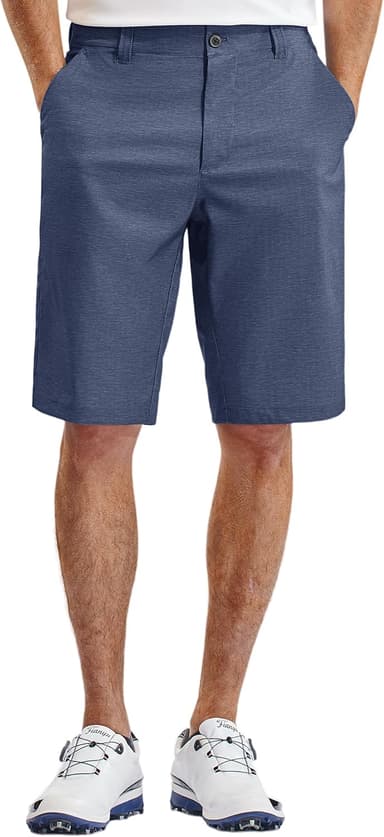 PULI Mens Golf Hiking Shorts Lightweight Casual Dress 12" Inseam Work Stretch Travel Hybrid Quick Drying with Pockets - Image 2
