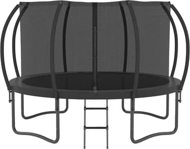 Trampoline 12FT 14FT Enclosure Net Outdoor Jump for Kids and Adults Round ASTM Approved Heavy-Duty Bounce Mat with Enhanced Weight Capacity - Image 2