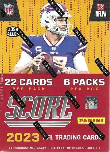 2023 Panini Score Football Trading Card Blaster Box (132 Cards - Image 1