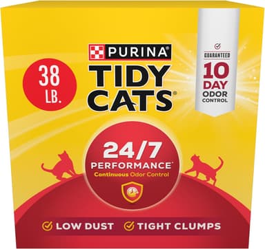 Purina Tidy Cats Clumping Cat Litter, 24/7 Performance Multi Cat Litter - 38 lb. Box - Image 2