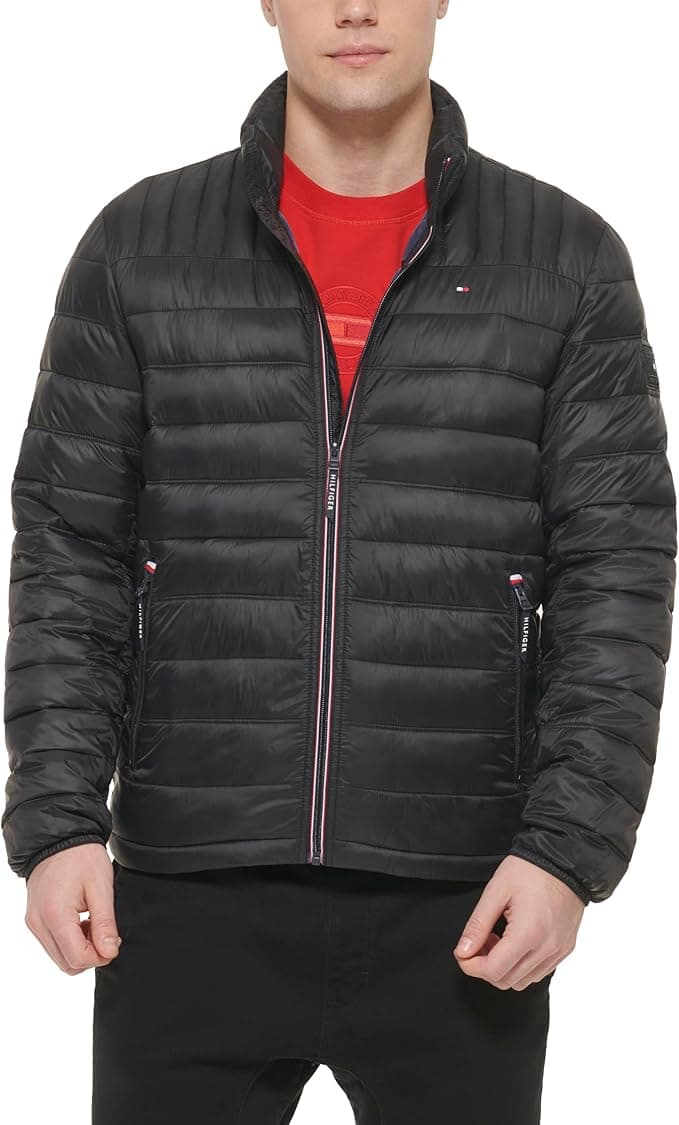 Tommy Hilfiger Men's Ultra Loft Lightweight Packable Puffer Jacket (Standard and Big & Tall - Image 1