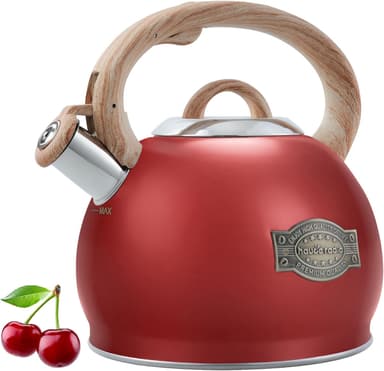 Tea Kettle Stovetops, 2.7 Quart Food Grade Stainless Steel Water kettles for Stove Top Teatop with Anti-hot Ergonomic Handle,Suitable for All Heat Sources - Image 2