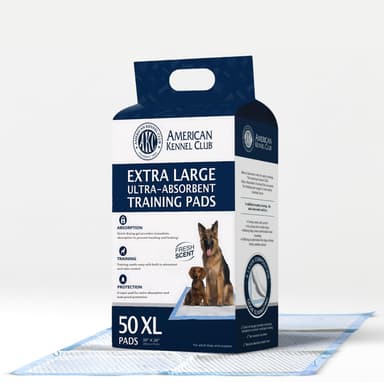 American Kennel Club Scented Puppy Training Pads with Ultra Absorbent Quick Dry Gel – 28 x 30 Pee Pads for Dogs - Fresh Scented - 50 Count, XL - Image 2