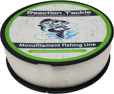 Reaction Tackle Monofilament Fishing Line- Strong and Abrasion-Resistant Nylon Mono, Smooth and Long Casting - Low Memory- Freshwater and Saltwater Fishing Monofilament Line - Image 1
