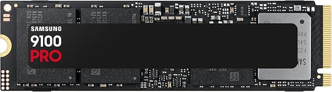 Samsung SSD 9100 PRO 1TB, PCIe 5.0x4 M.2 2280, Seq. Read Speeds Up to 14,800MB/s, Best for AI Computing, Gaming, and Heavy Duty Workstations (MZ VAP1T0B/AM - Image 1