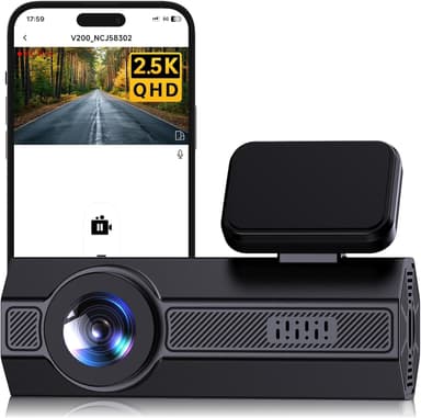 2.5K Dash Cam for Cars, VEEMENT Car Dash Cam Front - Image 2