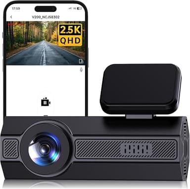 2.5K Dash Cam for Cars, VEEMENT Car Dash Cam Front - Image 1