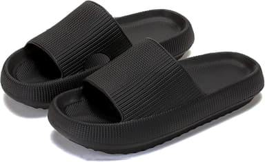 rosyclo Cloud Slippers for Women and Men, Pillow House Slippers Shower Shoes Indoor Slides Bathroom Sandals, Ultimate Comfort, Lightweight, Thick Sole, Non-Slip, Easy to Clean - Image 2