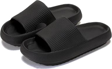 rosyclo Cloud Slippers for Women and Men, Pillow House Slippers Shower Shoes Indoor Slides Bathroom Sandals, Ultimate Comfort, Lightweight, Thick Sole, Non-Slip, Easy to Clean - Image 1