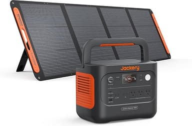 Jackery Solar Generator 1000 v2 with 200W Solar Panel,1070Wh Portable Power Station LiFePO4 Battery,1500W AC/100W USB-C Output, 1Hr Fast Charge for Outdoor,Off-Grid Living,RV,Emergency - Image 1