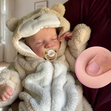 BABESIDE Lifelike Reborn Baby Dolls Boy - 17-Inch Baby Soft Body Realistic-Newborn Baby Doll Silicone Full Body Vinyl Real Life Baby Dolls with Toy Accessories - Image 2