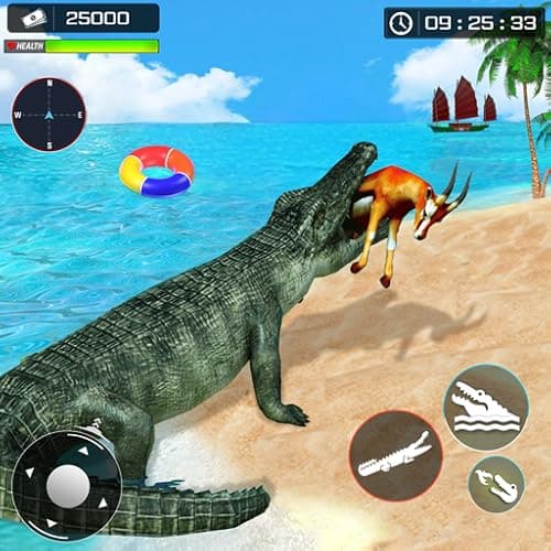 Hungry Crocodile Evolution - Wild Attack Animal hunt Games - Image 1