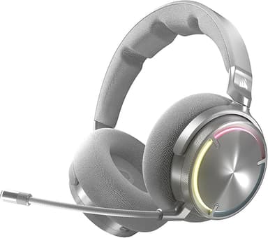 Corsair Virtuoso MAX Wireless Gaming Headset – Dolby Atmos, Active Noise Cancelling, Sonarworks SoundID, Simultaneous 2.4GHz Wireless & Bluetooth, 50mm Graphene Drivers, PC, Mac, PS5/PS4 – Silver - Image 1