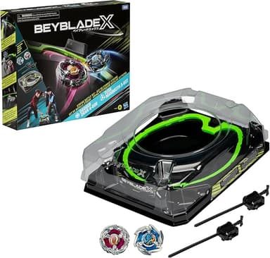 Beyblade X Xtreme Battle Set with Beystadium Arena Featuring X-Celerator Rail, 2 Right-Spinning Top Toys, 2 Launchers, Toys for Boys and Girls, 8+ - Image 1
